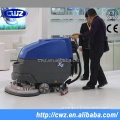 Dual brush automatic walk behind floor scrubber dryer